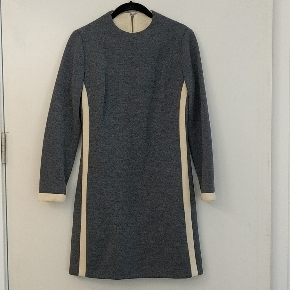 60sVINTAGE modern long sleeve dress